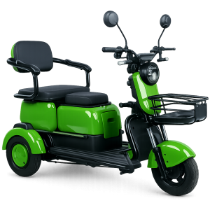 Elektrinis triratis E-GO X31 žalias